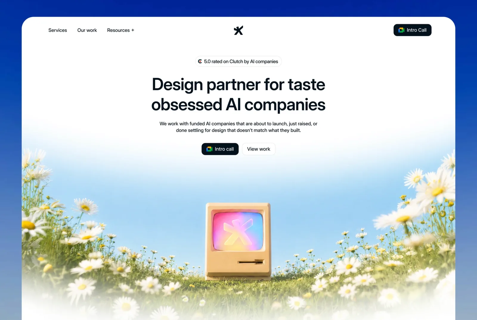 The Studio Maydit website: design partner for taste obsessed AI companies
