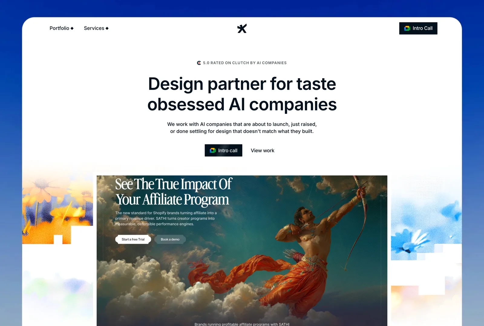The Studio Maydit website: design partner for taste obsessed AI companies
