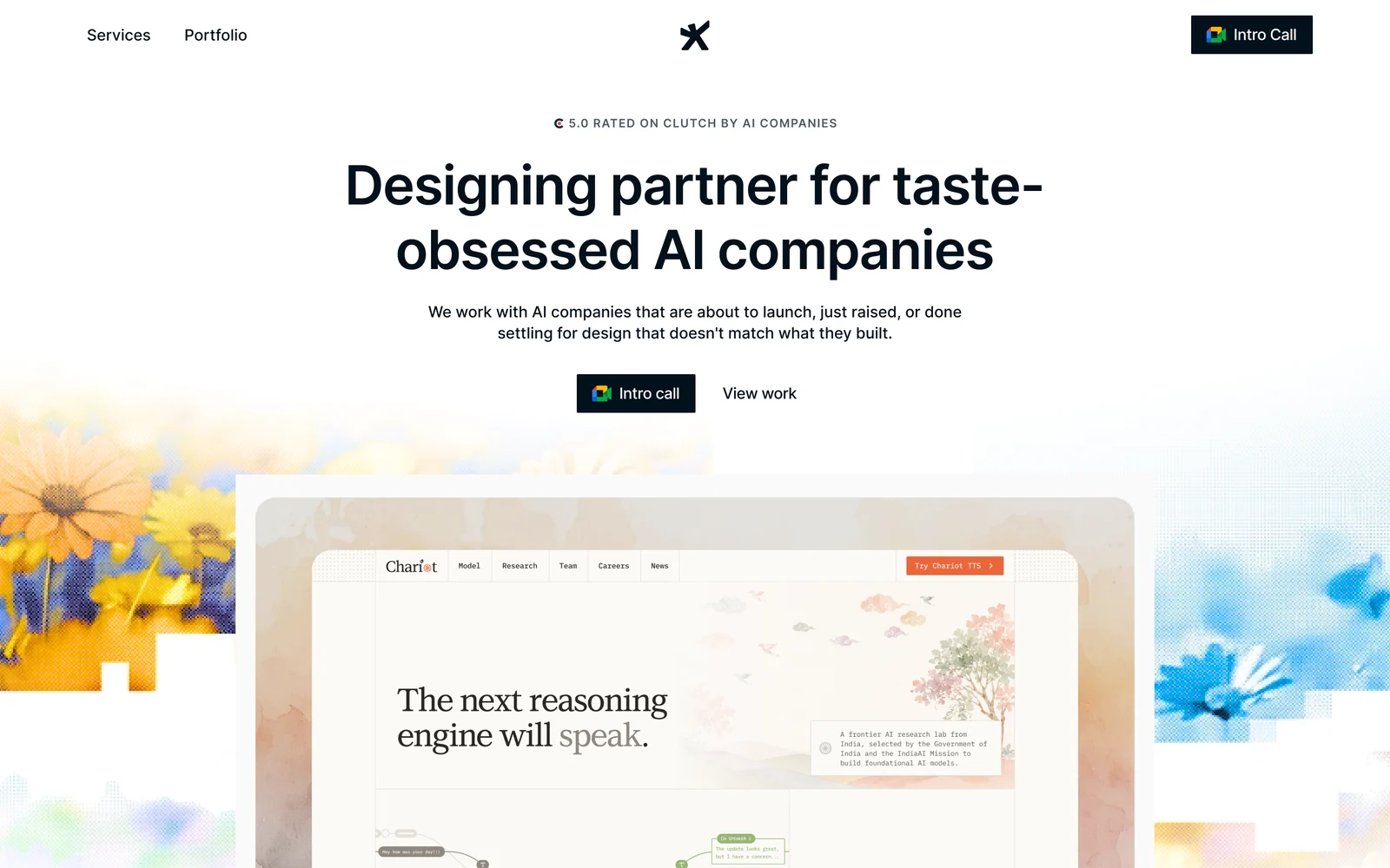 The Studio Maydit website: design partner for taste obsessed AI companies