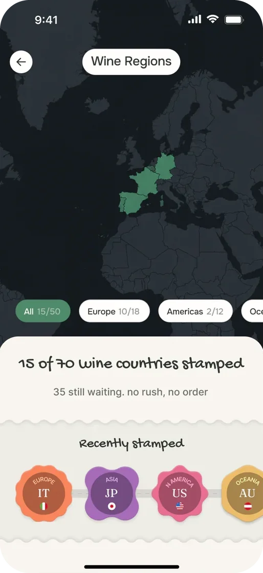 Wine regions passport