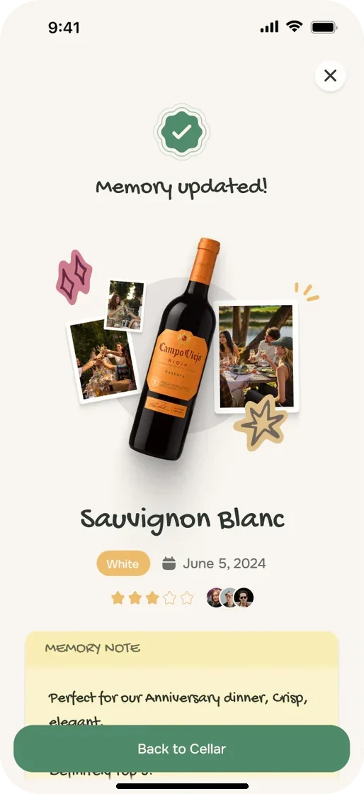 Memory saved: Sauvignon Blanc