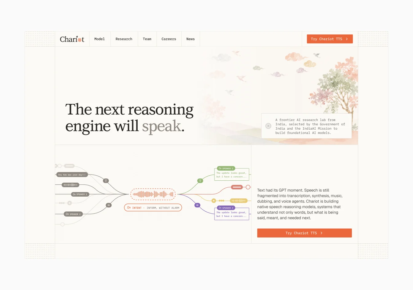 Chariot homepage: The next reasoning engine