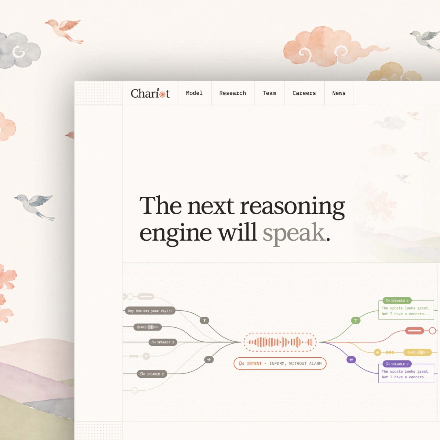 Chariot website built by Studio Maydit
