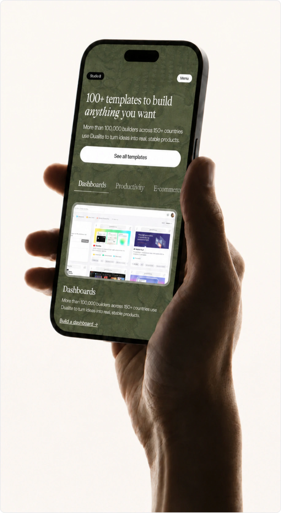 A product interface designed by Studio Maydit
